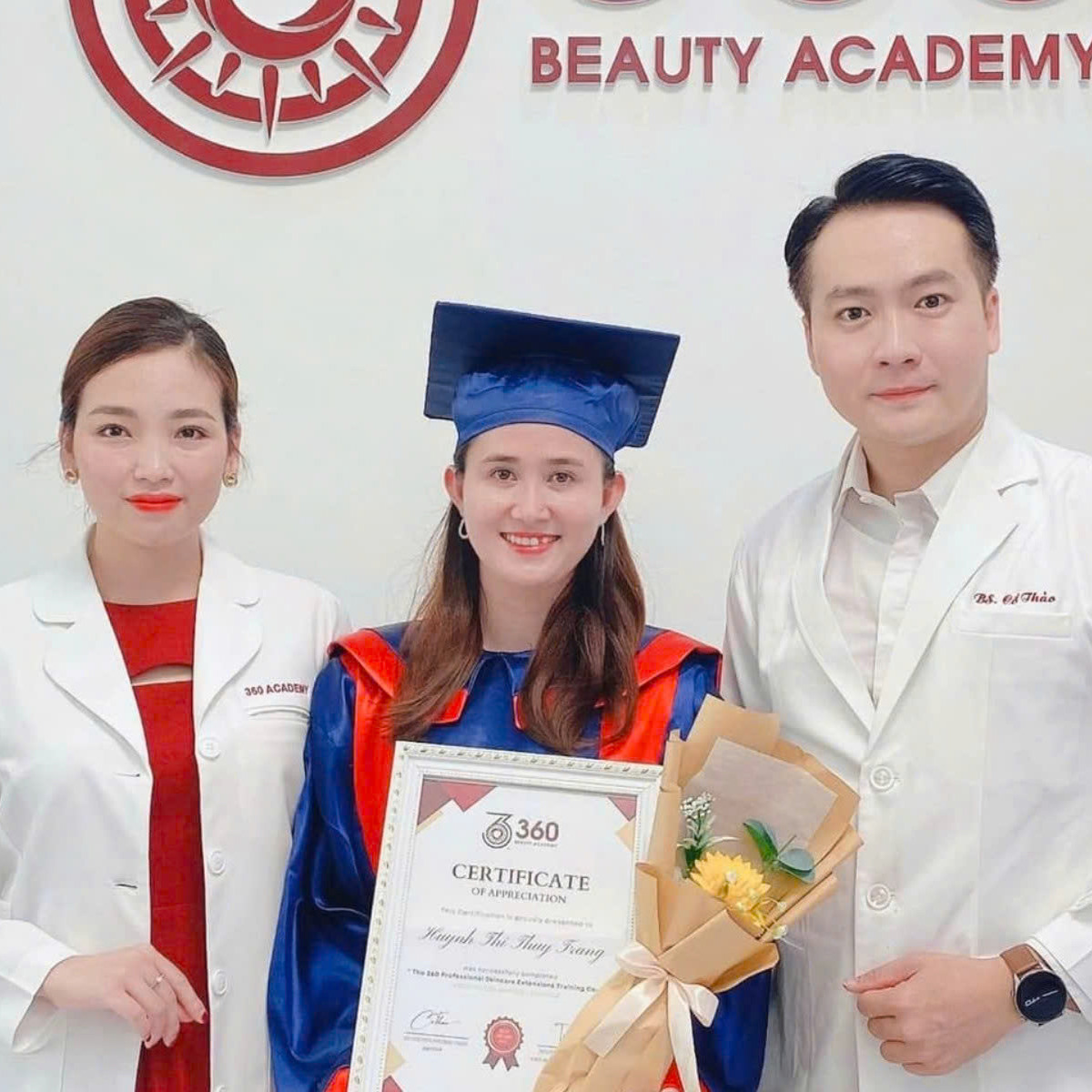 360 BEAUTY SKIN I COSMETIC_Cảm ơn Bác sĩ Cổ Thảo đã bỏ ít thời gian vàng dù bác rất bận nhưng đã trau dồi_3