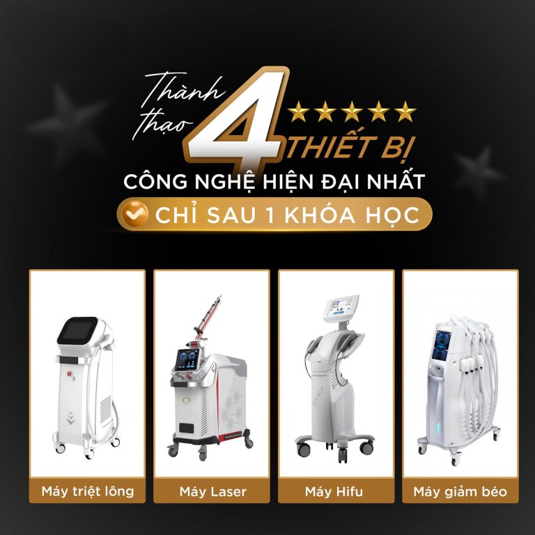 Top 21+ máy móc thiết bị spa chuyên dụng trong ngành thẩm mỹ