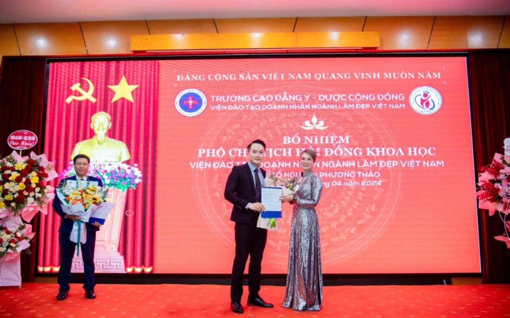 Thêm một tin vui trong Sự kiện ra mắt VIỆN ĐÀO TẠO DOANH NHÂN NGÀNH LÀM ĐẸP VIỆT NAM 🇻🇳